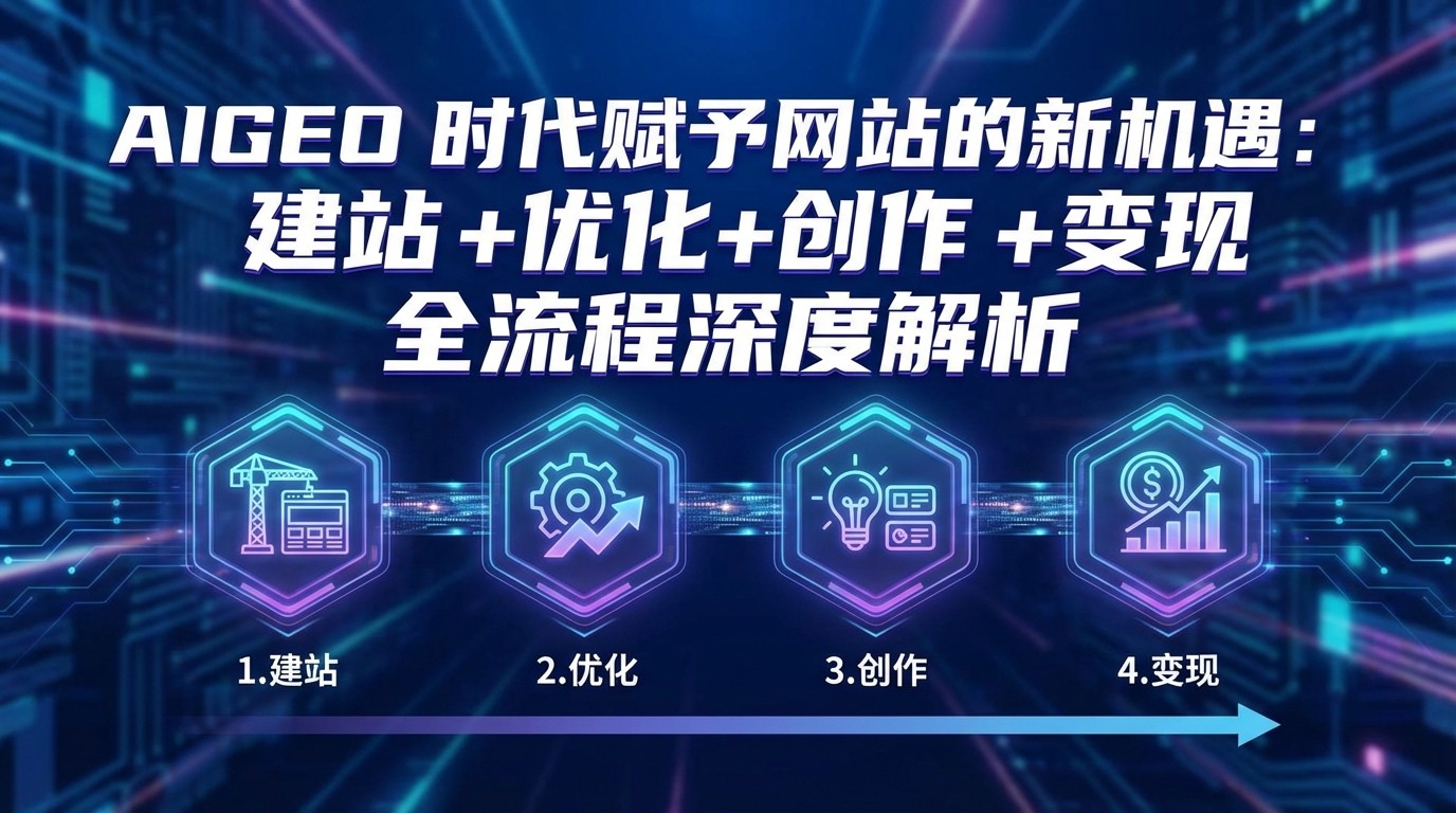 AIGEO+时代赋予网站的新机遇：建站+优化+创作+变现+全流程深度解析-星鸦资源