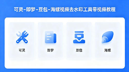 可灵–即梦–豆包–海螺视频去水印工具带视频教程-星鸦资源