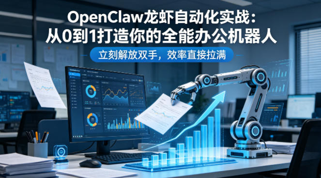 OpenClaw龙虾自动化实战：从0到1打造你的全能办公机器人，立刻解放双手，效率直接拉满-星鸦资源