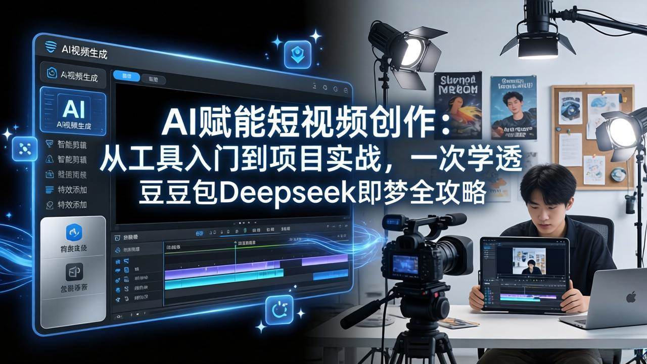 （17762期）AI赋能短视频创作：从工具入门到项目实战，一次学透豆包Deepseek即梦全攻略-星鸦资源