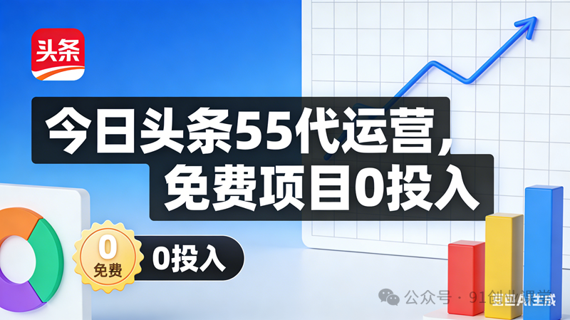 今日头条55代运营【社群免费项目】免.费.项.目,0投入，全新躺.zhuan模式-星鸦资源
