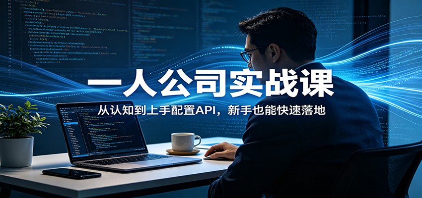 一人公司实战课：从认知到上手配置API，新手也能快速落地-星鸦资源
