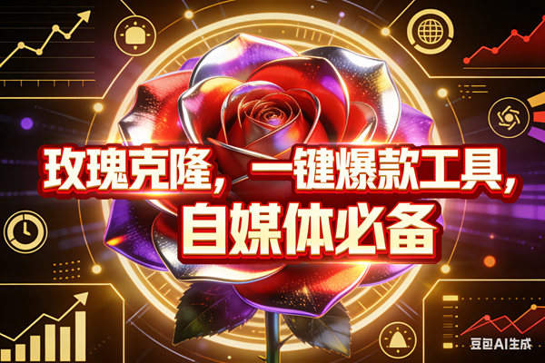（17792期）玫瑰克隆，ai鲁大魔工具，自媒体必备神器，一键爆款，详细教程。-星鸦资源