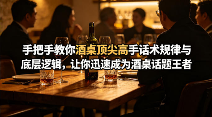 付费文章：手把手教你酒桌顶尖高手话术规律与底层逻辑，让你迅速成为酒桌话题王者(二十年全网独家经验分享)-星鸦资源