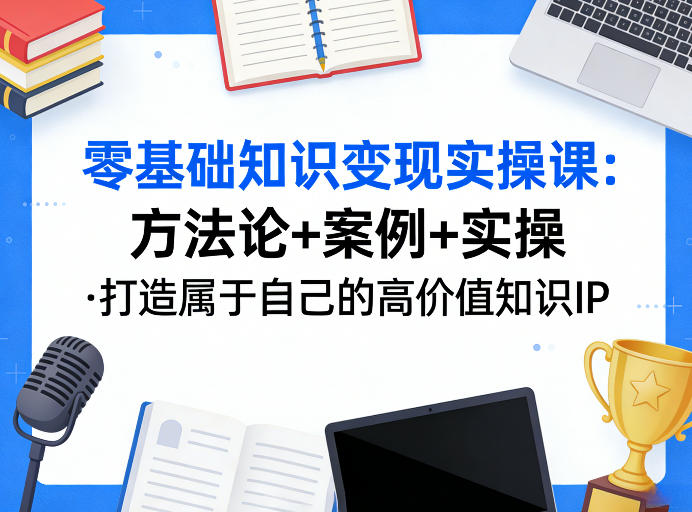 零基础知识变现实操课，方法论+案例+实操，打造属于自己的高价值知识IP-星鸦资源