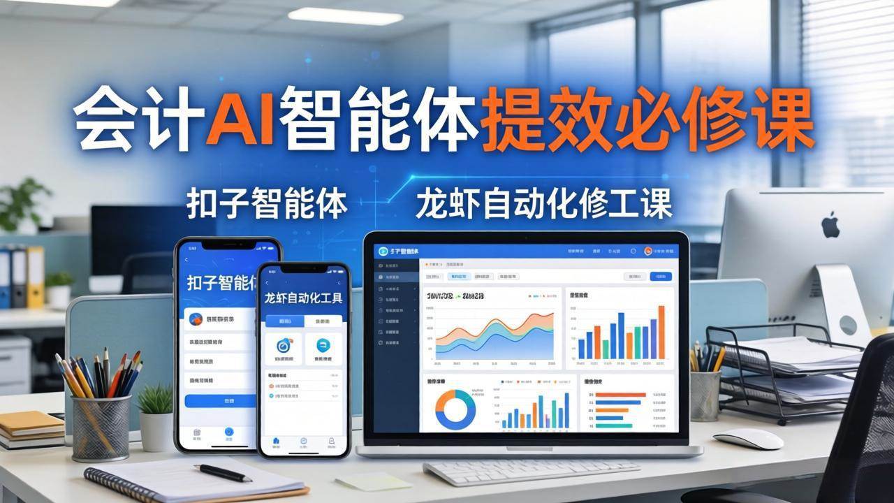 （18151期）财务会计AI智能体提效必修课：扣子智能体+龙虾自动化+报表分析，一站式提升财务工作效率-星鸦资源