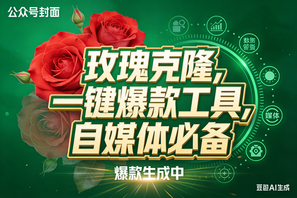 （17813期）玫瑰克隆，ai鲁大魔工具，自媒体必备神器，一键爆款，详细教程。-星鸦资源