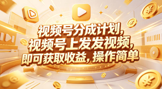 视频号分成计划，599元众筹的Red团队课程，视频号上发发视频，即可获取收益，操作简单-星鸦资源
