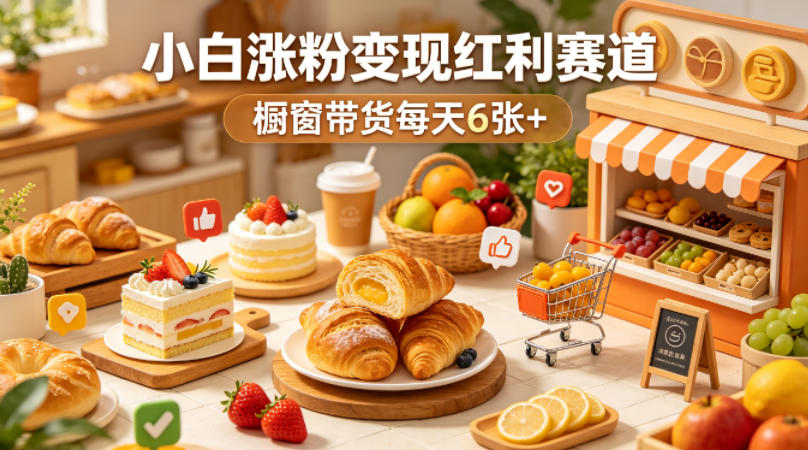 AI美食定格动画视频，小白涨粉变现红利赛道，橱窗带货每天6张+-星鸦资源