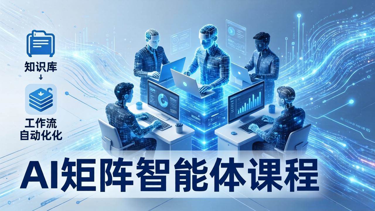 （17759期）AI矩阵智能体实战：100个数字员工批量生产内容，文本知识库+工作流自动化全搞定-星鸦资源